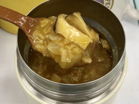 シーフードカレー風味スープ　オートミール